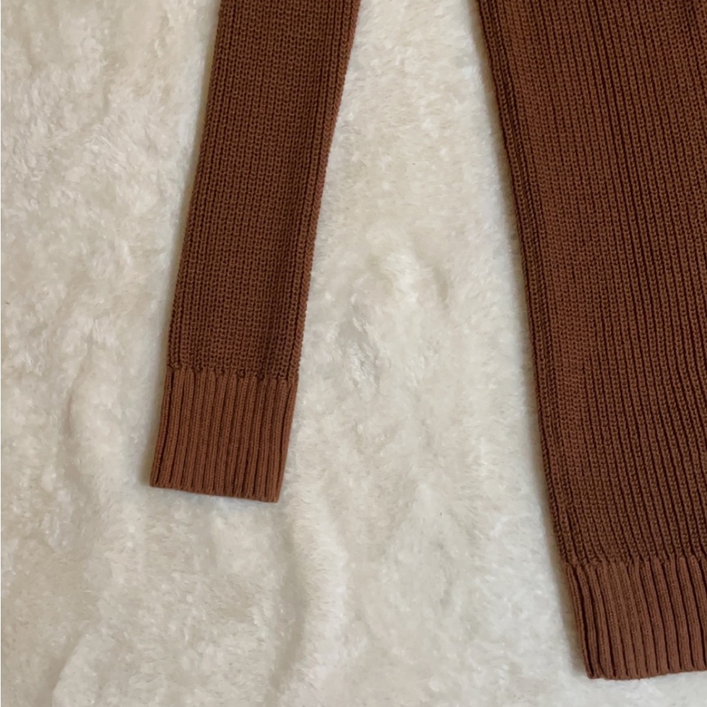 NWOT Abercrombie Cold Shoulder Sweater Dress - Picture 6 of 9
